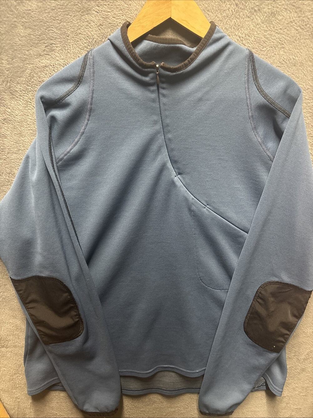 Patagonia 2000s Made In USA Quarter Zip Pullover Men’s XL Blue
